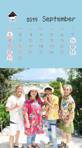 HY クイナーズ Calendar -201909-