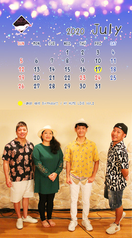 HY クイナーズ Calendar -202007-