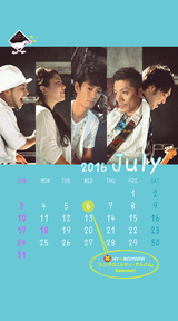 HY クイナーズ Calendar -201607-