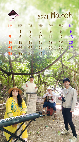 HY クイナーズ Calendar -202103-