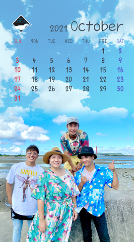 HY クイナーズ Calendar -202110-