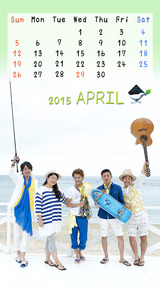 HY クイナーズ Calendar -201504-