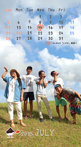 HY クイナーズ Calendar -201507-