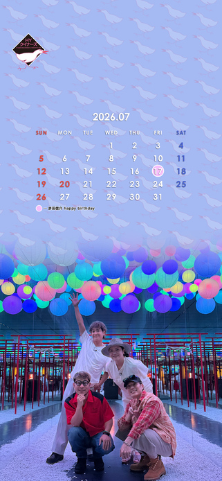 HY クイナーズ Calendar -202607-