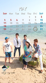 HY クイナーズ Calendar -201405-