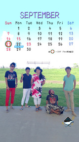 HY クイナーズ Calendar -201409-